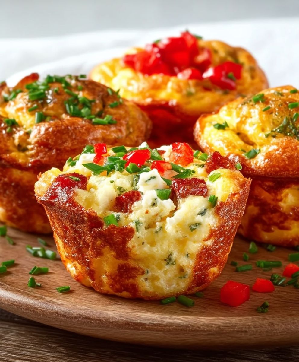 Frühstücksmuffins mit hohem Proteingehalt aus Hüttenkäse image 2