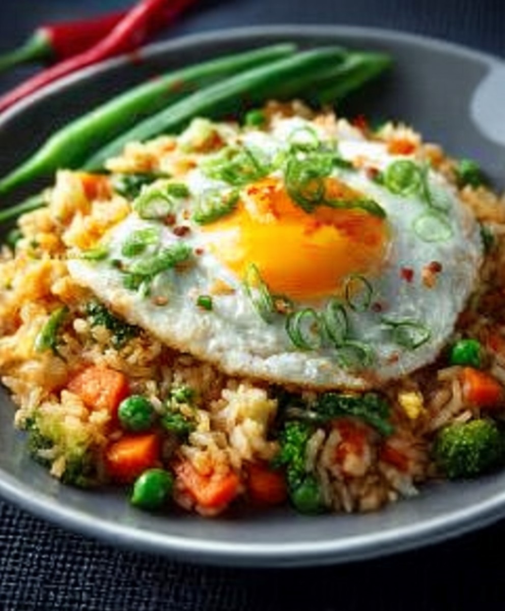 Gebratener Reis mit Gemüse und Ei – Schnell, Einfach und Rundum Lecker! image 2