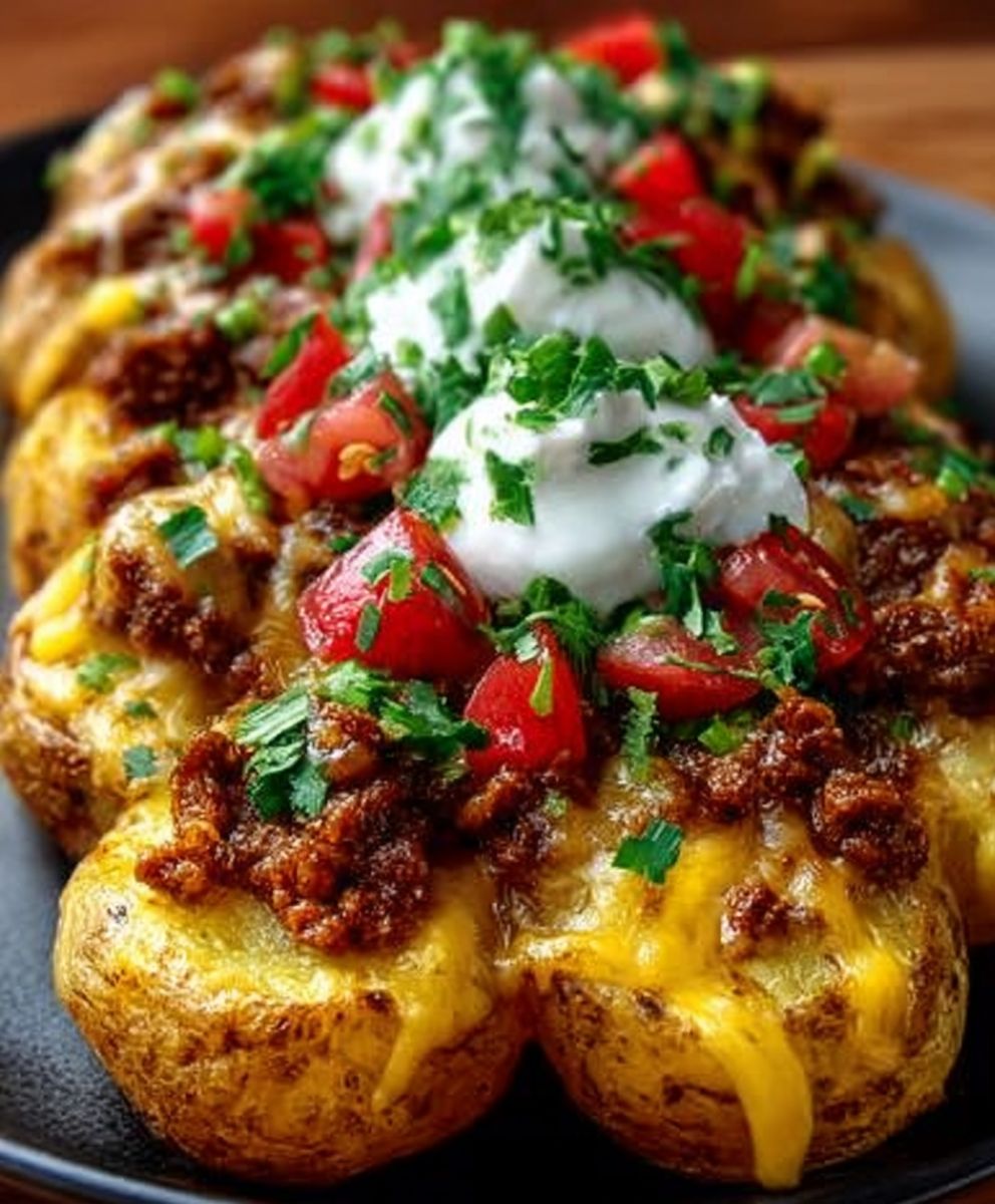 Käse-Taco-Kartoffeln: Knusprig, käsig und reichhaltig – ein wahrer Genuss! image 2