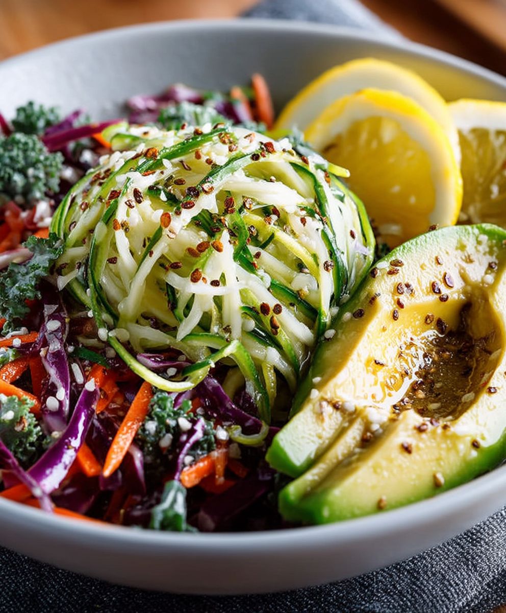 Grüner Detox-Salat mit Zitronendressing image 2