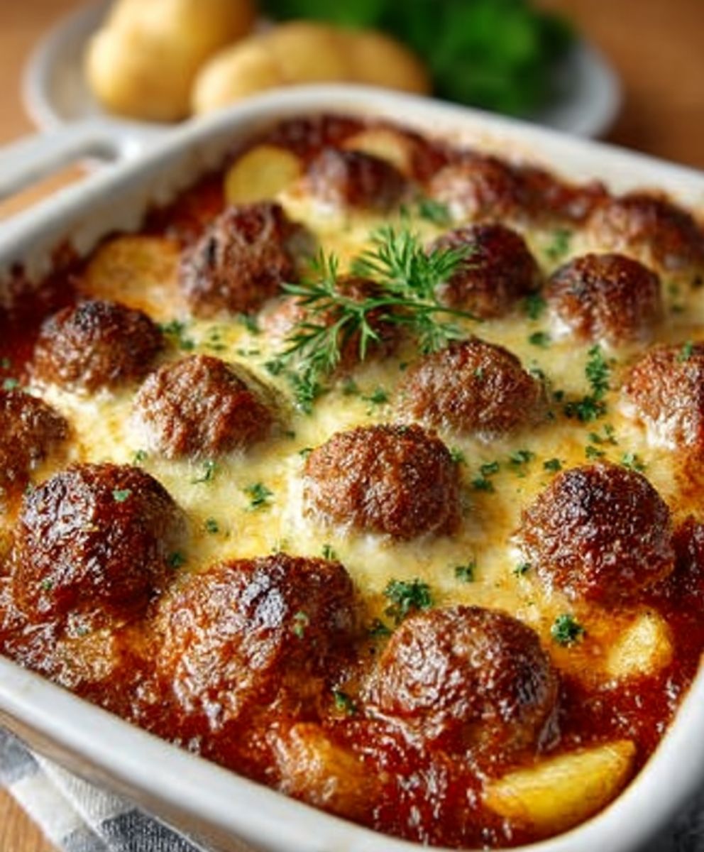 Hackbällchenauflauf zum Hineinschütten und Backen image 2
