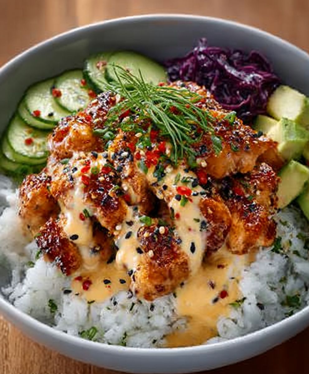 Würziges Hühnchengericht mit cremiger Soße – gesunde Rezepte für proteinreiche Mittagessen image 2