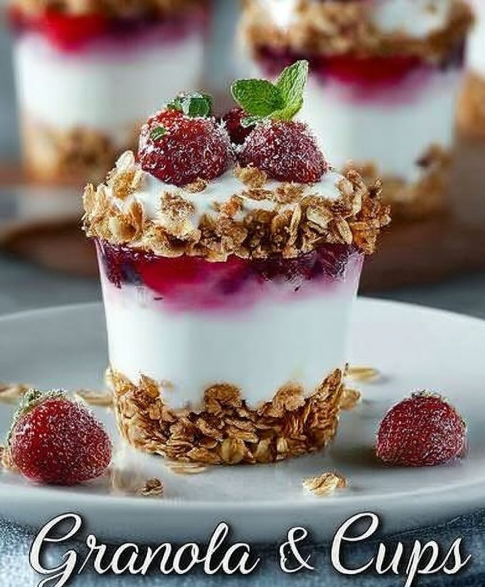 Granola Cup mit Haferflocken, Joghurt und Erdbeeren - Klara & Ida image 2